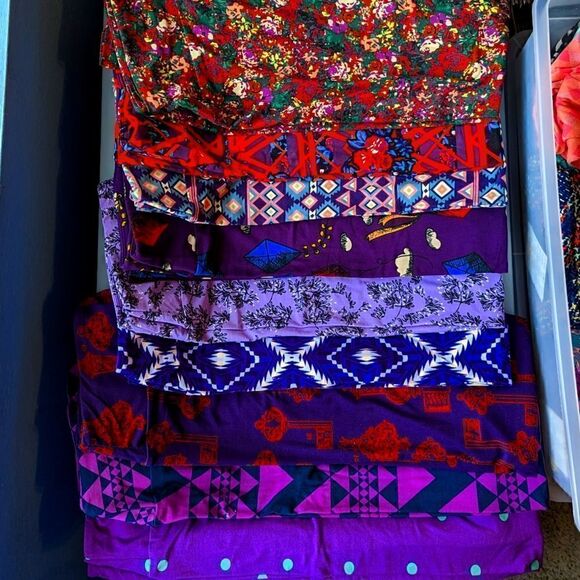 lot of 9 TC lularoe leggings - Picture 1 of 9